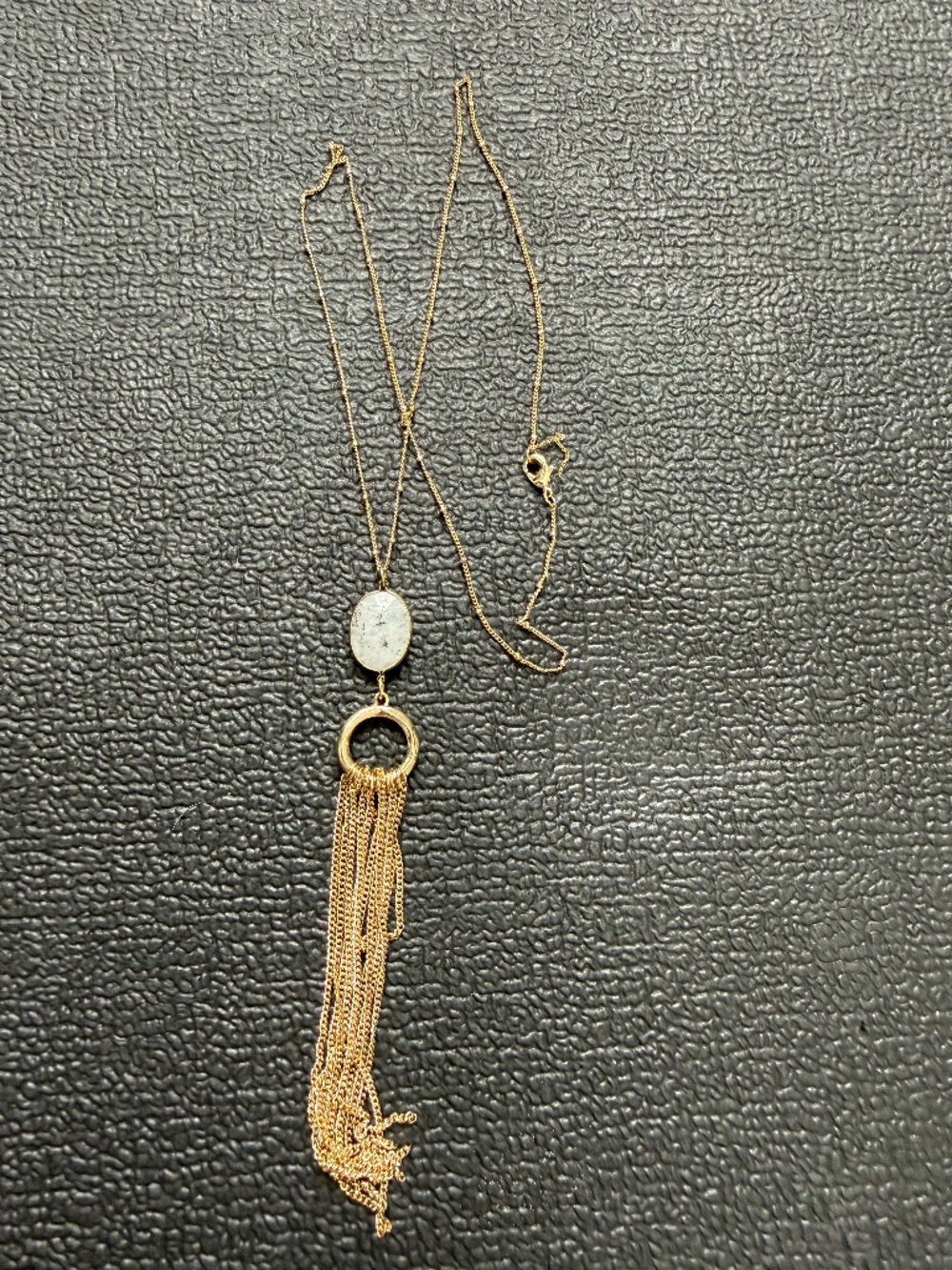 Nordstrom Stone Tassel Necklace